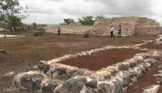 The recently discovered archaeological zone of Xiol in Kanasín  